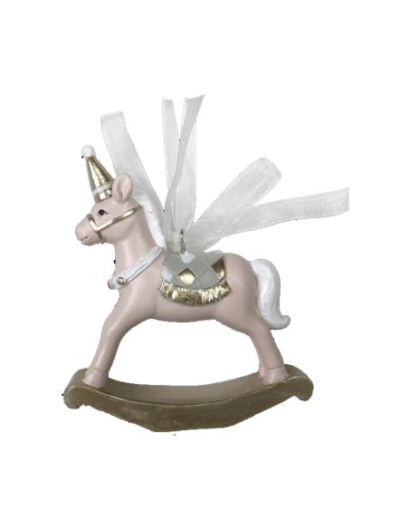 Décorations de Noël DKD Home Decor Cheval Résine (6,5 x 3 x 9 cm) (2 Unités)