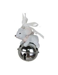Décorations de Noël DKD Home Decor Souris Résine (7 x 4,5 x 9 cm) (6 Unités)