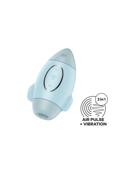 Aspirateur à clitoris Satisfyer Mission Control Bleu
