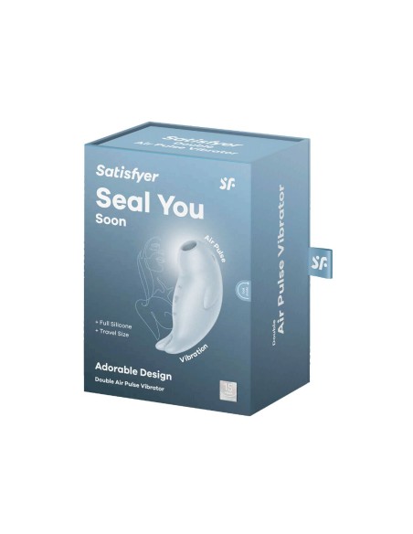 Aspirateur à clitoris Satisfyer Seal You Soon Bleu