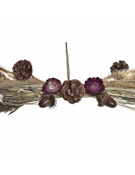 Décorations de Noël DKD Home Decor Fleur (60 x 15 x 8 cm) (2 Unités)