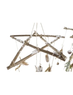 Décorations de Noël DKD Home Decor Bois (2 Unités) (41 x 41 x 40 cm) 2