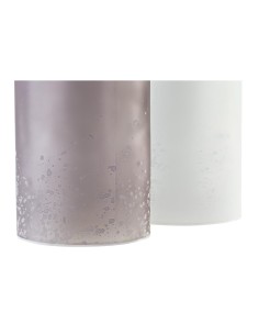 Décoration lumineuse DKD Home Decor Noël Marron Blanc (11 x 11 x 25 cm) (2 Unités) 2
