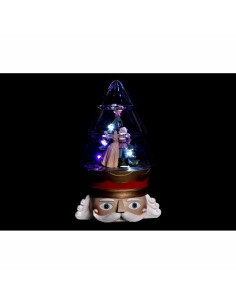 Décoration lumineuse DKD Home Decor Noël Rouge Blanc (15 x 13,5 x 24 cm) (2 Unités) 2
