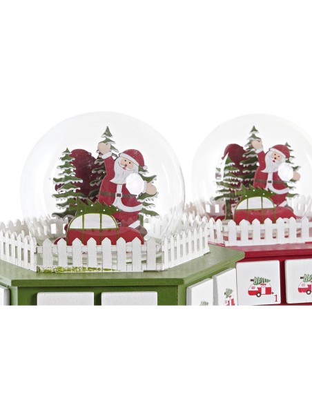 Calendrier de l’Avent DKD Home Decor Bois (22 x 19 x 20 cm) (2 Unités)