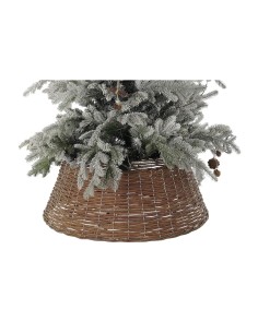 Jupe pour l'arbre de Noël DKD Home Decor osier (72 x 72 x 27 cm) (2 Unités) 2