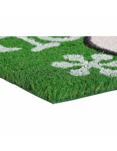 Paillasson DKD Home Decor Noël PVC Père Noël Fibres de coco (60 x 40 x 1,5 cm) (2 Unités) 2