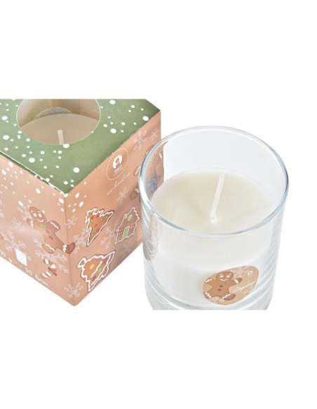 Bougie DKD Home Decor Noël Père Noël Casse-Noisette (8 x 8 x 9 cm) (3 Unités)