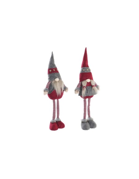 Figurine Décorative DKD Home Decor Noël Gnome Polyester (24 x 10 x 73 cm) (2 Unités)