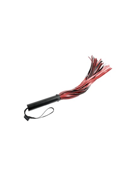 Fouets Sportsheets Saffron Noir/Rouge