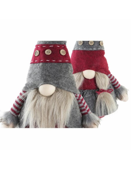 Figurine Décorative DKD Home Decor Noël Gnome Polyester (24 x 10 x 73 cm) (2 Unités)