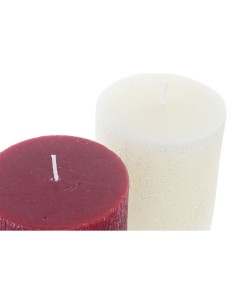 Bougie DKD Home Decor Noël (9 x 9 x 10 cm) (2 Unités) 2