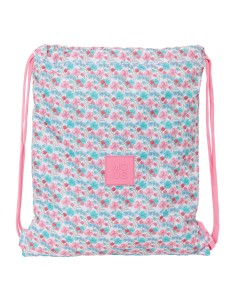 Sac à dos serré par des ficelles Moos Flores Multicouleur 35 x 40 x 1 cm