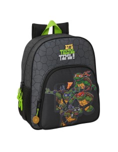 Cartable Teenage Mutant Ninja Turtles Noir Gris 32 x 38 x 12 cm