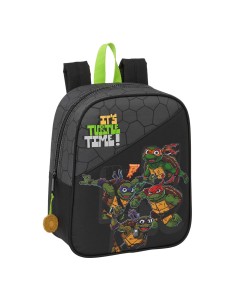 Cartable Teenage Mutant Ninja Turtles Noir Gris 22 x 27 x 10 cm