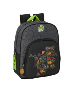 Cartable Teenage Mutant Ninja Turtles Noir Gris 27 x 33 x 10 cm