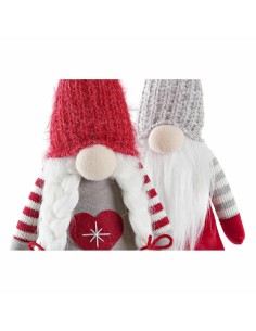 Figurine Décorative DKD Home Decor Noël Gnome Polyester (15 x 12 x 55 cm) (2 Unités) 2