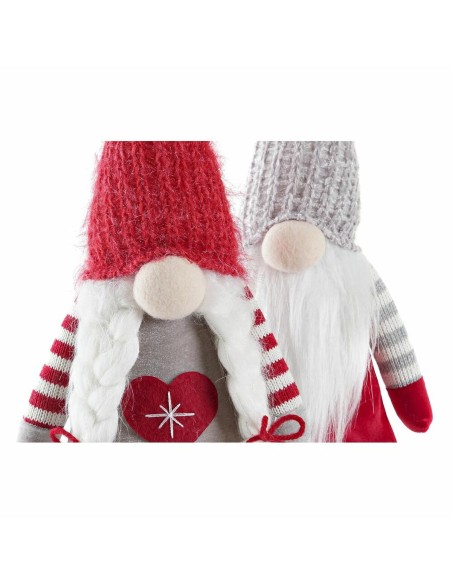 Figurine Décorative DKD Home Decor Noël Gnome Polyester (15 x 12 x 55 cm) (2 Unités)