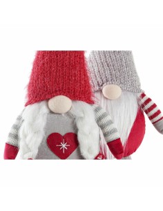 Figurine Décorative DKD Home Decor Noël Gnome Polyester (20 x 9 x 50 cm) (2 Unités) 2