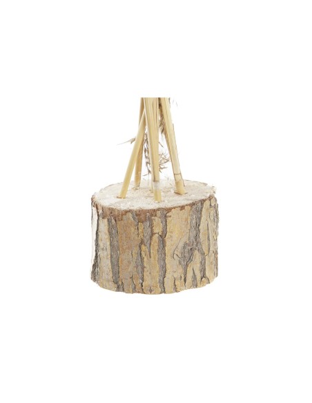 Plante décorative DKD Home Decor Plumes PVC Fibre (35 x 25 x 55 cm) (2 Unités)