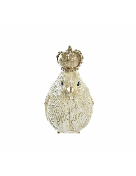 Décorations de Noël DKD Home Decor Résine Oiseau (11 x 5 x 9,5 cm) (2 Unités)