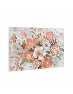 Toile DKD Home Decor Fleurs (2 Unités) (90 x 3 x 60 cm) 2