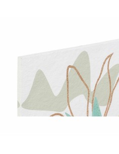 Toile DKD Home Decor Fleurs (60 x 1,8 x 60 cm) (4 Unités) 2