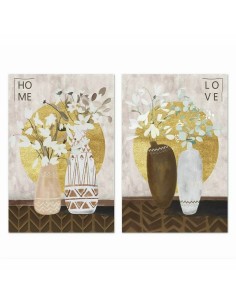 Cadre DKD Home Decor Pin (40 x 1,8 x 50 cm) (2 Unités)