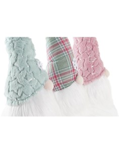 Décoration DKD Home Decor Gnome Polyester (17 x 16 x 54 cm) (3 Unités) 2