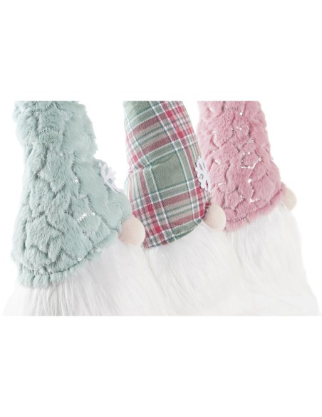Décoration DKD Home Decor Gnome Polyester (17 x 16 x 54 cm) (3 Unités)