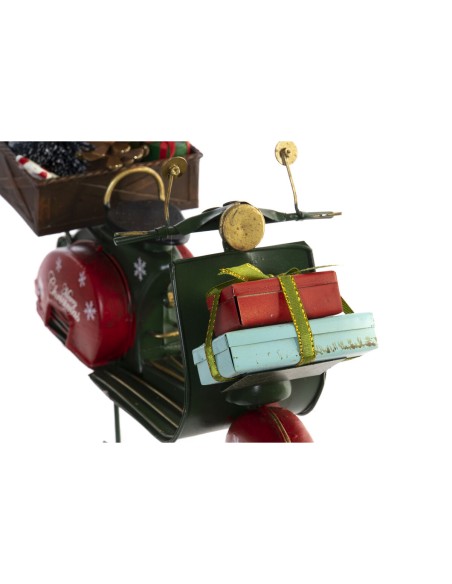 Décorations de Noël DKD Home Decor Motocyclette Métal (17,5 x 7 x 15,5 cm) (2 Unités)