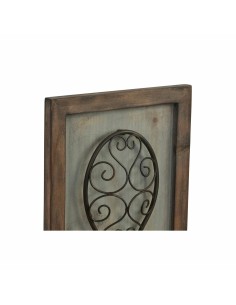 Figurine Décorative DKD Home Decor Finition vieillie Métal Bois Couverts (24 x 5 x 99 cm) (2 Unités) 2