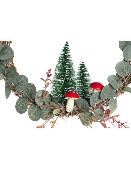 Décorations de Noël DKD Home Decor Lumière LED Arbre (2 Unités) (30 x 2 x 30 cm)