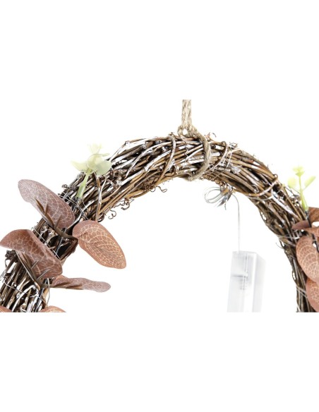 Décorations de Noël DKD Home Decor Lumière LED Arbre (2 Unités) (30 x 2 x 30 cm)