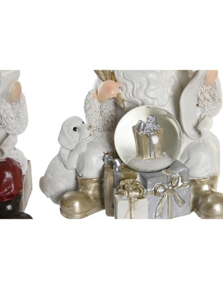 Décorations de Noël DKD Home Decor Résine (2 Unités) (14 x 12 x 14 cm)