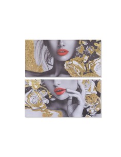 Cadre DKD Home Decor Femme (80 x 2 x 40 cm) (2 Unités)