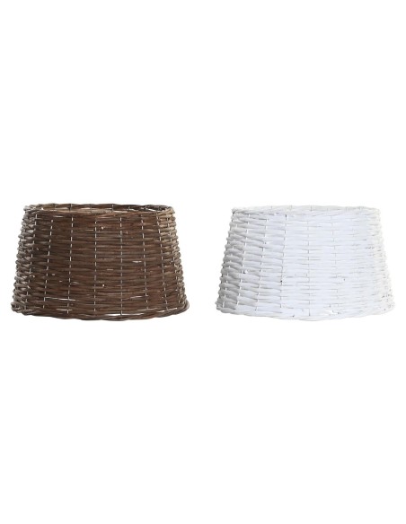 Jupe pour l'arbre de Noël DKD Home Decor osier (39 x 39 x 22 cm) (2 Unités)