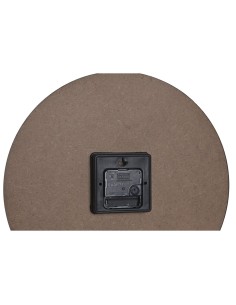 Horloge Murale DKD Home Decor Noir Multicouleur Fleurs Moderne Bois MDF (34 x 4 x 34 cm) (3 Unités) 2