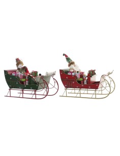 Décorations de Noël DKD Home Decor Métal (38 x 19 x 35 cm) (2 Unités)