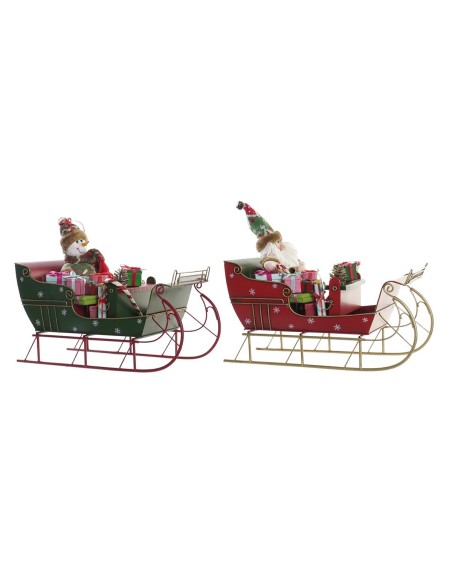 Décorations de Noël DKD Home Decor Métal (38 x 19 x 35 cm) (2 Unités)
