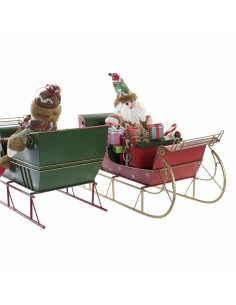 Décorations de Noël DKD Home Decor Métal (38 x 19 x 35 cm) (2 Unités) 2