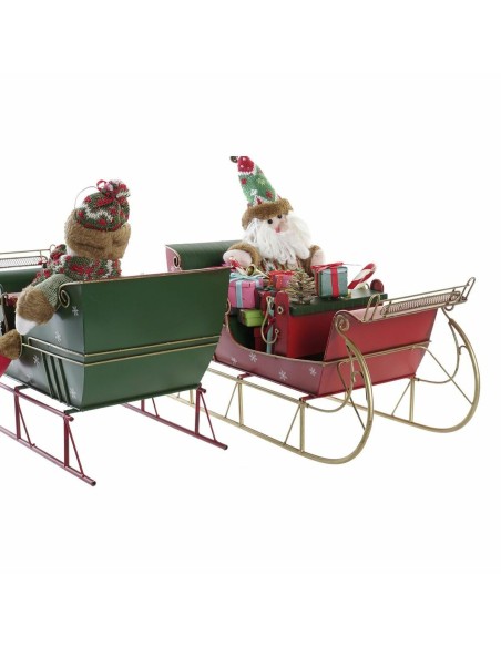 Décorations de Noël DKD Home Decor Métal (38 x 19 x 35 cm) (2 Unités)