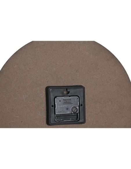 Horloge Murale DKD Home Decor Multicouleur Fleurs Bois MDF (34 x 4 x 34 cm) (3 Unités)