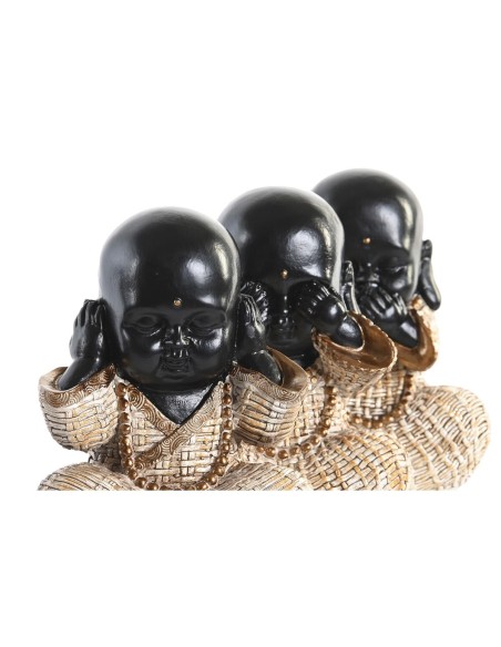 Figurine Décorative DKD Home Decor Rouge Beige Résine Moine Oriental (12 x 7,5 x 15,5 cm) (6 Unités)