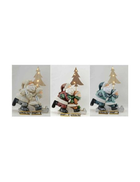 Décorations de Noël DKD Home Decor Résine (20 x 9 x 22 cm) (3 Unités)