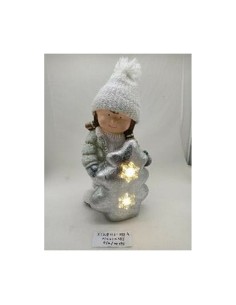 Décorations de Noël DKD Home Decor Enfants Magnésium (25,5 x 18,5 x 39,5 cm) (2 Unités) 2