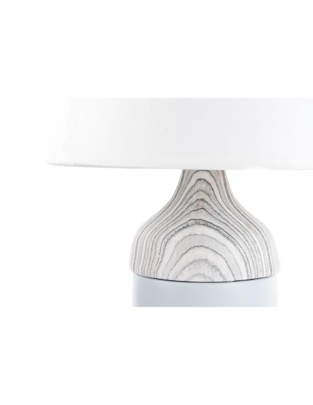 Lampe de bureau DKD Home Decor Céramique Marron Blue marine (2 Unités)