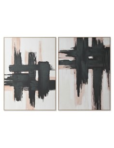 Cadre DKD Home Decor Abstrait Urbaine (100 x 4 x 140 cm) (2 Unités)