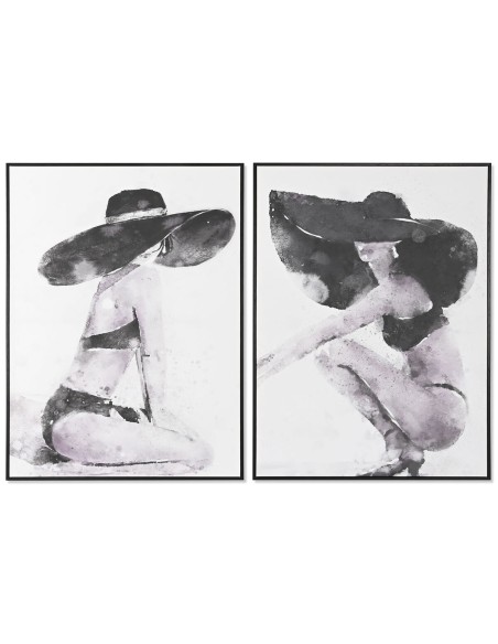 Cadre DKD Home Decor Chapeau (90 x 4 x 120 cm) (2 Unités)