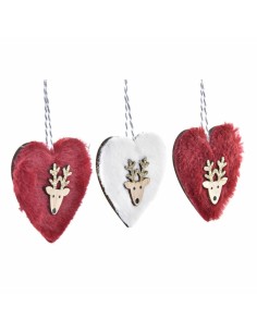 Ensemble Décorations de Noël DKD Home Decor Polyester (21 x 8 x 1 cm) (8 cm) (2 Unités) 2